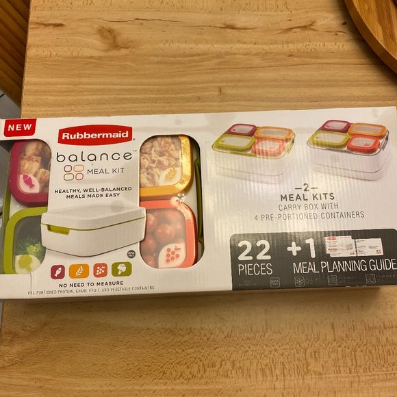 Rubbermaid Other - Rubbermaid Balance Meal Kits, 2-Pack,  NIB